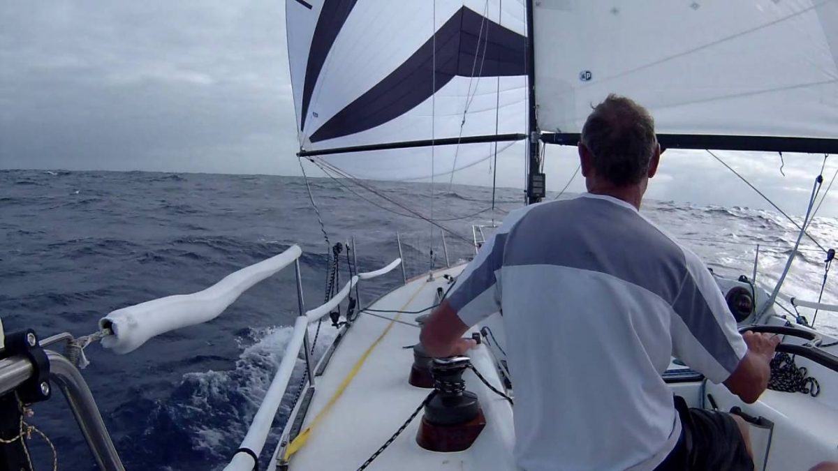 Cliff Stag driving Limitless - Express 37 in 2016 Pacific Cup