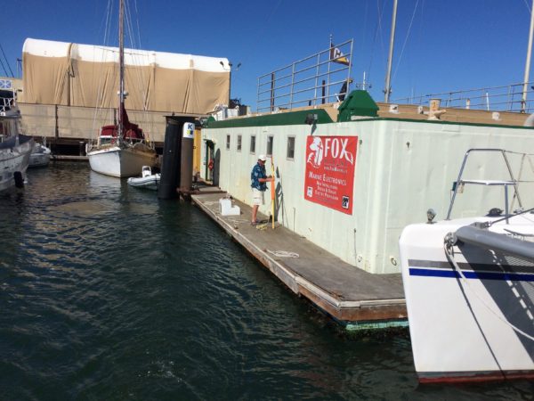 Bob helped with a lot of last minute things. Also again, thanks to Fox Marine!